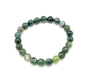 10MM GREEN GEMSTONE STRETCH BRACELET ( MB2503 10GA )