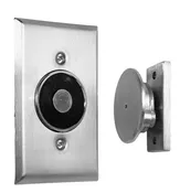 ABH 2400L Electromagnetic Door Holder -  Flush Wall Mount with Low Profile Armature
