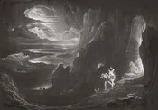 Adam and Eve Driven Out of Paradise: Martin 1827