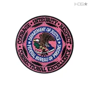 BOP Badge Patch – Small Pink