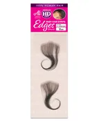 100% HUMAN HD LACE BABY HAIR EDGES STRIPS V-SHAPE 2PCS
