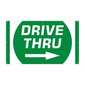 3’x5′ Single Sided Vinyl Banner – Drive-Thru