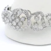 Antique diamond bangle