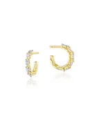12.90mm Small Hoop Earrings 18k Yellow Gold