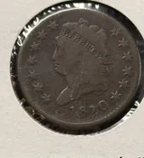 1810 Classic Head Large Cent. Nicely Circulated, (24408)