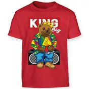 3Forty Inc Boys King Bear Tee (Red)