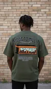 100's to Milliz - Olive T-Shirt