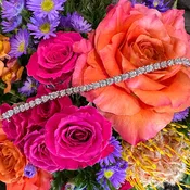 14KT White Gold Natural Diamond Tennis Bracelet – 7.15 Total Carats