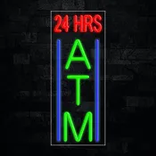 24 Hrs ATM Flex-Led Sign