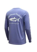 OFO Long Sleeve Logo T-Shirt in FloBlue/White