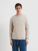 Allerton Lambswool Sweater In White Smoke