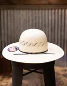 American Hat Co: 7900 2CBLKS 4 1/4” Brim (Open Crown)