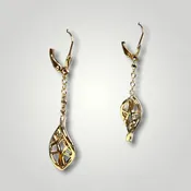 14k Gold Dangle Earrings