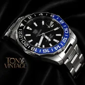 All Silver Watch with Black Dial