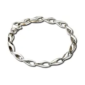 3D Teardrop Link Bracelet
