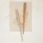 10"H  Metal Rhinestone Icicle Ornament, 2 Color Options