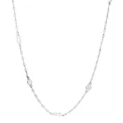 1.07cttw Art Deco Necklace in Platinum , 22"