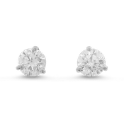 1.45ctw Kwiat Estate Diamond Studs in Platinum