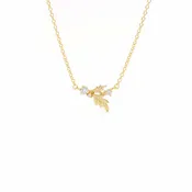 Wood Nymph Faye Diamond Necklace - Yellow Gold
