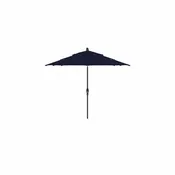 11' Auto Tilt Navy Umbrella