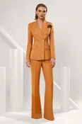 100% premium wool flared hem Amalfi Pants C111