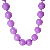 18" Purple Bead Necklace