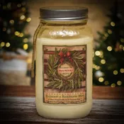 Bayberry and Rosemerry Mint Mason Jar Candle-24 oz