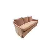 Coral Velvet Sofa — Everything Home Design + Remodel