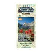 Sawtooth & White Cloud Mountains Trail Map - Adventure Maps