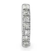 14K White Gold 6 Diamond Enhancer Bale