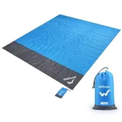 Portable Waterproof Beach Blanket that Absorbs Sand