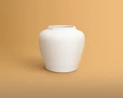 Arrangement Vase: Matte White