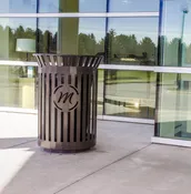 Oak Receptacle