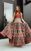Anais Multicolor Silk Gown