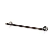 Addison Wood Towel Bar - Polished Nickel