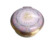 Halcyon Days Happy Birthday 2009 Enamel Trinket Box