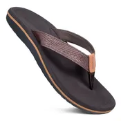 AEROTHOTIC FM402 EDEN BROWN NON SLIP COMFORTABLE THONG SANDAL