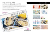 Acrylic Tray Inserts- Coastal