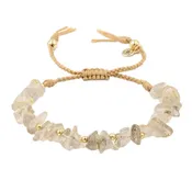 Elora – Citrine Macrame Bracelet