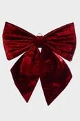 11.5" X 20" Velvet Bowknot Burgundy