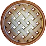 Basket Weave Trivet, Mocha Sand