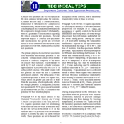 Important Concrete Test Specimen Procedures