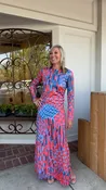 Ashton Dress Parta Winterberry