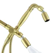 3-Way Combo Kit – Handheld with Classic™ Shower Head – Brushed Gold – Standard Grip – No Trickle Valve