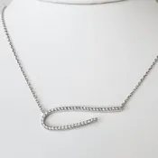 Asymmetrical Diamond Necklace