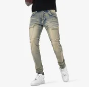 Cargo Pocket Denims Pants