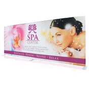 20 Ft. EZ Tube Display - Straight Double-Sided Graphic Package