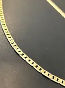 14k Italy Solid Mariner Link 20" Chain ~ 22.6 Grams ~ 4.9mm