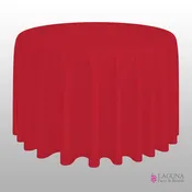 120" Round Table Cover, Red