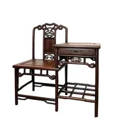 20th-century Hand Carved Chinese Rosewood Telephone Table